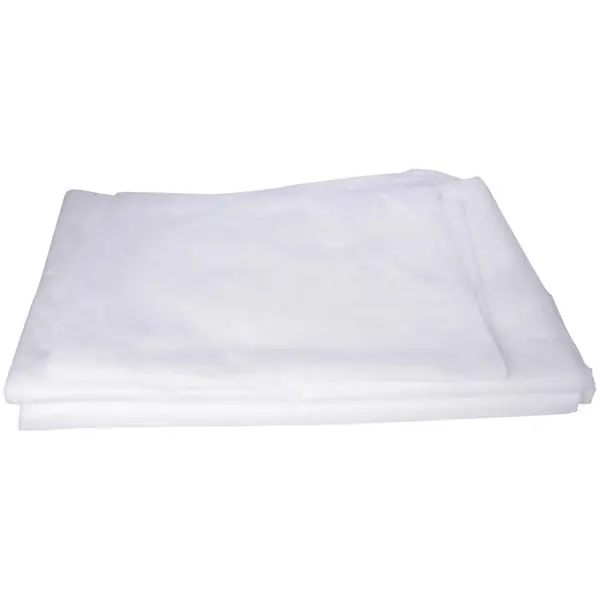 Set Lenjerie Pat, Unica Folosinta, 200 cm x 160 cm, Cearsaf Pilota si Pat, 2 Fete Perna 50 x 70 cm, Alba