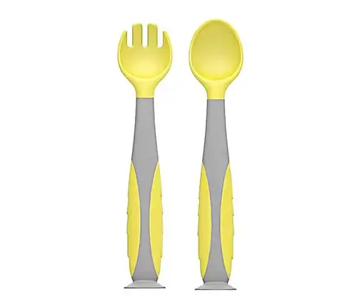Set lingurita si furculita U-Grow UG-218YE, Galben