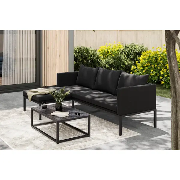 Set Lounge 3 piese 128/68/66 cm