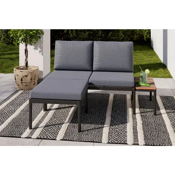 Set Lounge 3 piese 134/70/68 cm