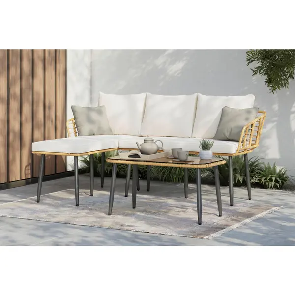 Set Lounge 3 piese 187/67/65 cm