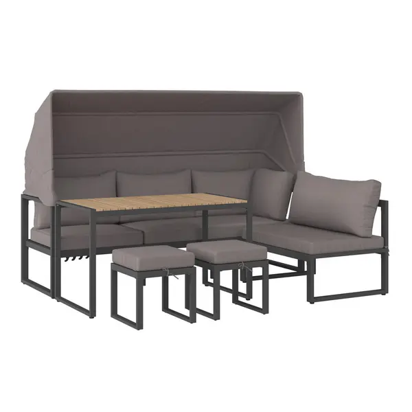 Set Lounge 5 piese 213/68/120 cm
