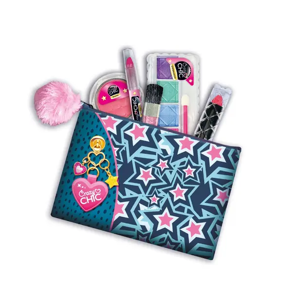 Set machiaj cu borseta Clementoni Crazy Chic Make up Pachette