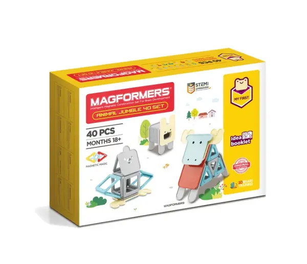 Set Magnetic de Construit- Magformers Animale