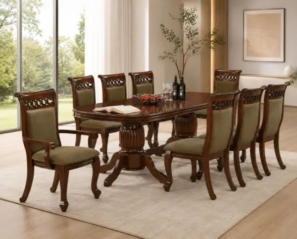 Set masa AC3269T cu 8 Scaune Antique Cherry