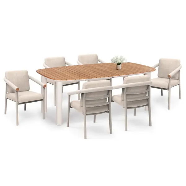 Set masa si scaune EUTOPIA - Cream