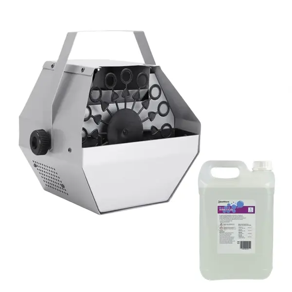 Set masina baloane si lichid 5 l, DEPOX , argintiu, 60w