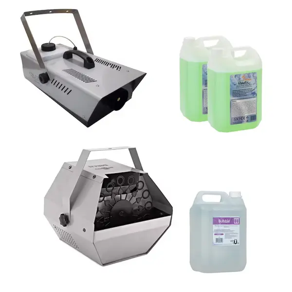 Set Masina de fum si Masina baloane 60W, DEPOX , 1200 W, lichid special inclus