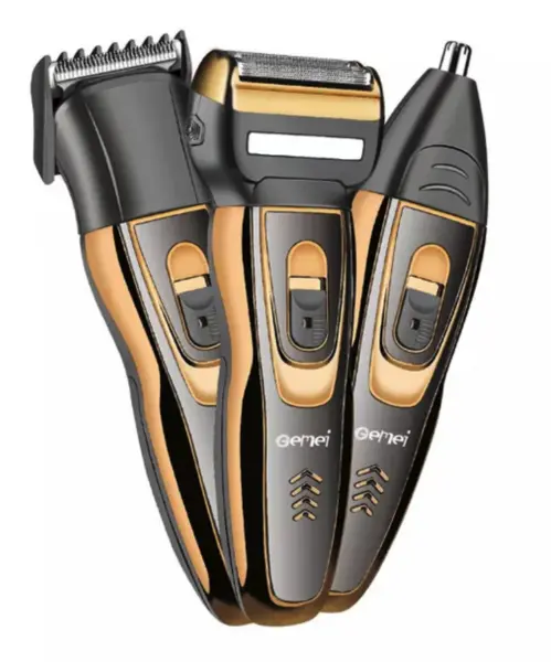 Set masina de tuns si ras 3 in 1 Geemy GM 595