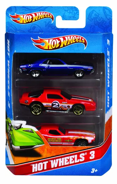 Set masinute metalice Mattel - Hot Wheels, 3 bucati