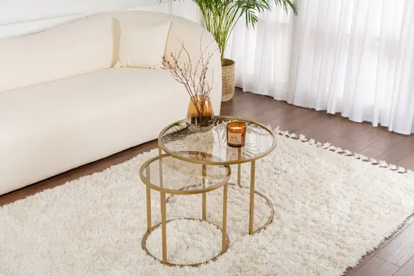 Set masute de cafea Aurum Auriu