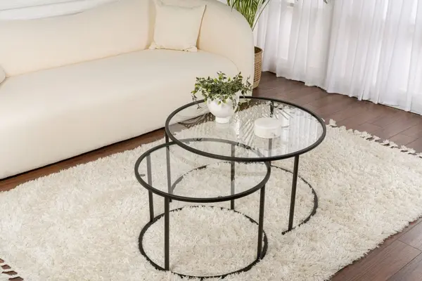 Set masute de cafea Aurum Negru