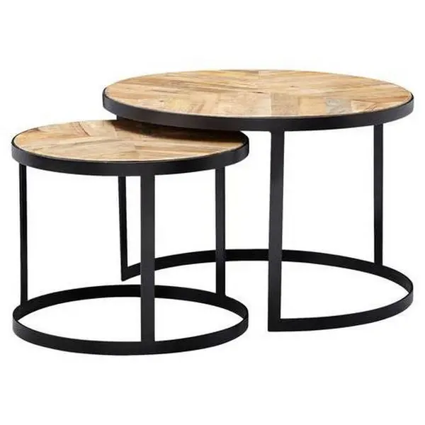 Set Măsuțe De Cafea din lemn, 60/60/41 cm