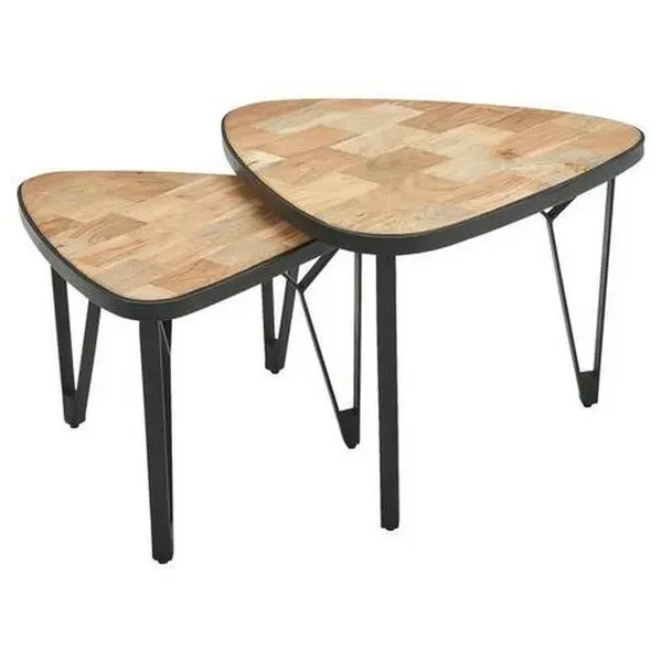 Set Măsuțe De Cafea din lemn, 60/60/45 cm
