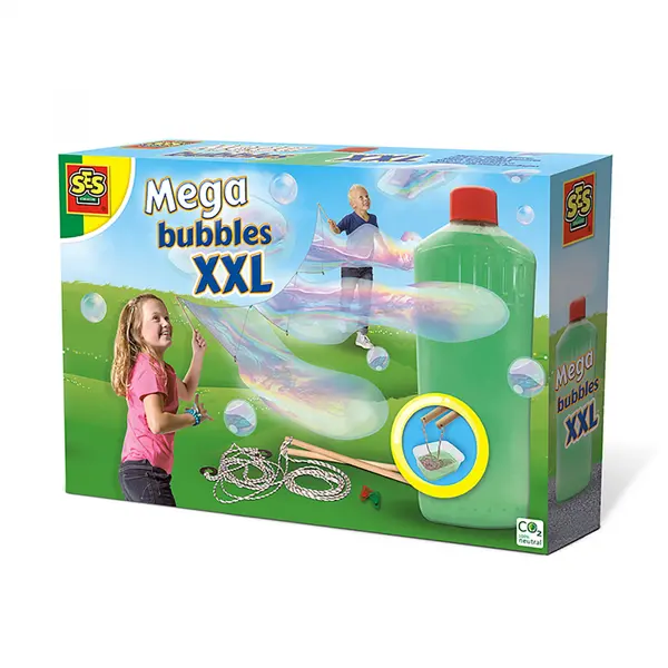 Set Mega baloane de sapun XXL, solutie inclusa, 750 ml