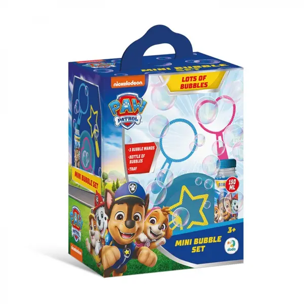 Set mini baloane de sapun Patrula Catelusilor 150 ml