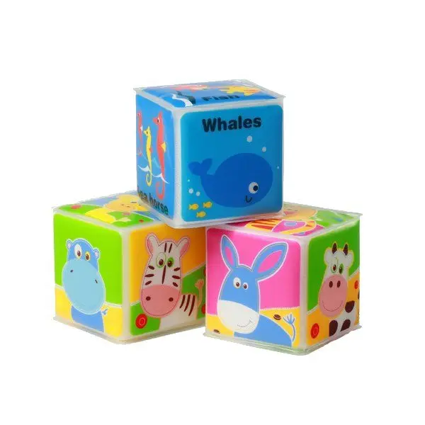 Set mini cuburi educative pentru baie