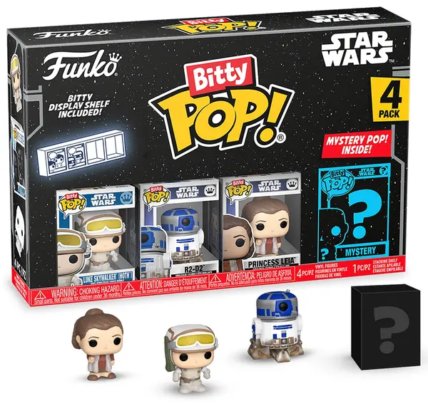 Set mini figurine Funko Bitty POP! Movies: Star Wars - 4-Pack (Series 1)