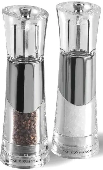 Set moară de sare și piper Cole & Mason - Bobbi, 18,5 cm