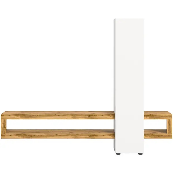 Set Mobilă Living, 2 piese, stejar Wotan, 240/190/35 cm