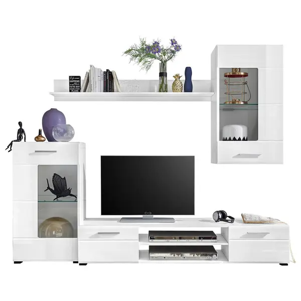 Set Mobila Living, alb, 230/190/40 cm