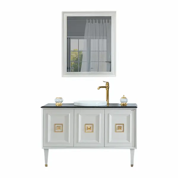 Set mobilier baie Arma 3 piese alb 120 cm