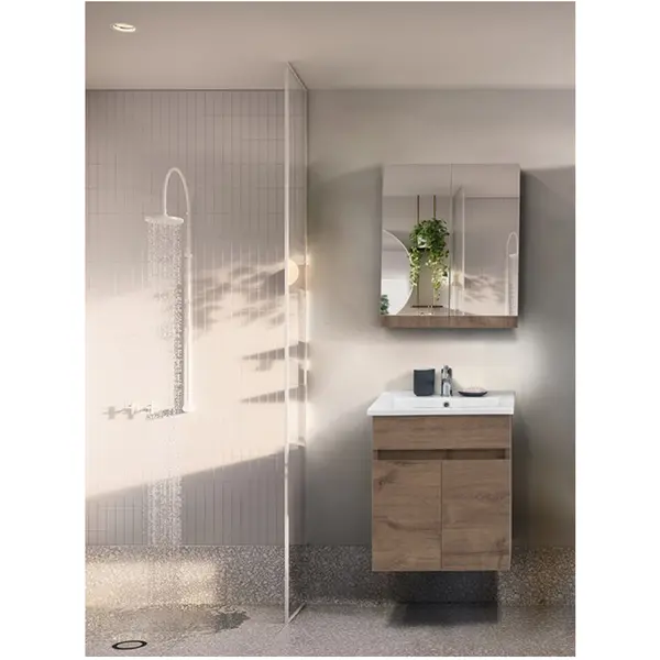 Set mobilier baie Mona suspendat 3 piese nuc 65 cm
