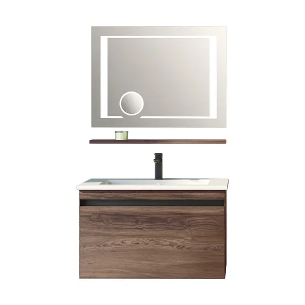 Set mobilier baie Orka Patara suspendat 3 piese navaro 80 cm