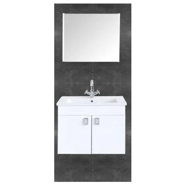 Set mobilier baie Vega suspendat 3 piese 55 cm
