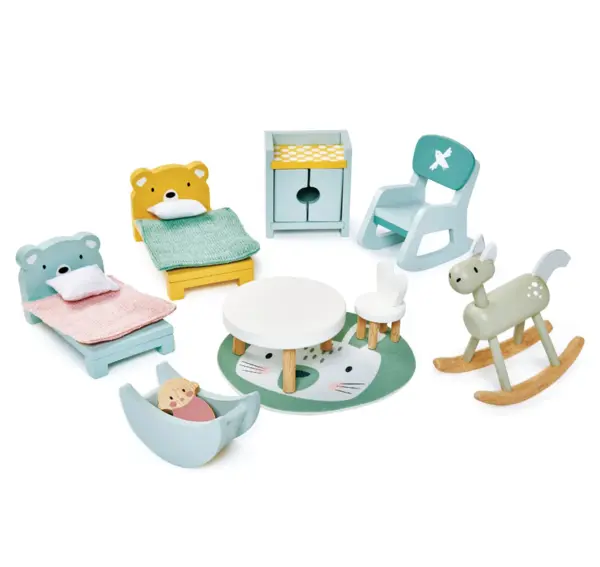 Set mobilier - Dolls House Childrens Room | Tender Leaf Toys