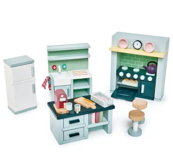 Set mobilier - Dolls House Kitchen Furniture | Tender Leaf Toys