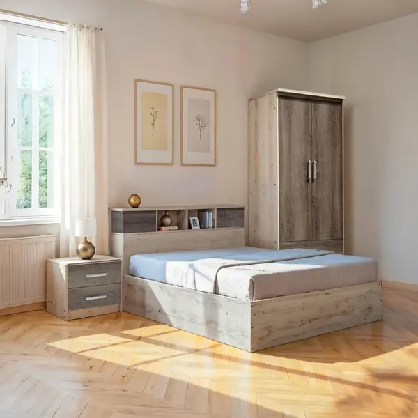 Set mobilier dormitor 3 buc Cloud Castillo-Toro 160x200 cm