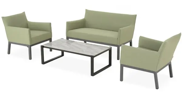 Set mobilier LIMA terasa si gradina, 2 fotolii, canapea si masuta