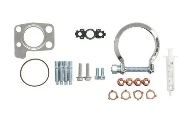 Set montaj turbocompresor potrivit CITROEN BERLINGO MINIVAN, C3 II, C3 PICASSO, C4 II, C-ELYSEE, DS3, JUMPY II; FORD B-MAX, C-MAX II, FIESTA VI, FOCUS III, GRAND C-MAX 1.4D 1.5D 1.6D 01.07-