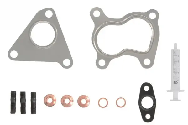 Set montaj turbocompresor potrivit DACIA LOGAN; NISSAN ALMERA II, KUBISTAR, MICRA III, NOTE; RENAULT CLIO II, CLIO II HATCHBACK, CLIO III, KANGOO, KANGOO EXPRESS, LOGAN I, MEGANE II 1.5D 06.01-