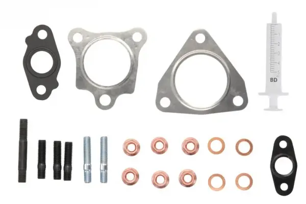 Set montaj turbocompresor potrivit HYUNDAI ACCENT III, ELANTRA IV, ELANTRA V, ELANTRA VI, GETZ, I10 I, I20 I, I20 II, I30, MATRIX; KIA CEE D, CERATO I 1.1D 1.5D 1.6D 12.04-