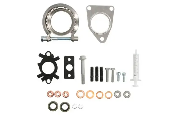 Set montaj turbocompresor potrivit VOLVO C30, C70 II, S40 I, S40 II, S80 II, V50, V70 III; CITROEN C4, C4 GRAND PICASSO I, C4 I, C4 PICASSO I, C5 II, C5 III, C8, JUMPY II; FIAT SCUDO 2.0D 05.99-