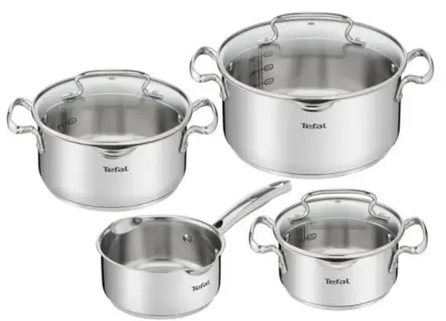 Set oale Tefal Duetto G719S734, 16-24 cm, Inox (Argintiu)