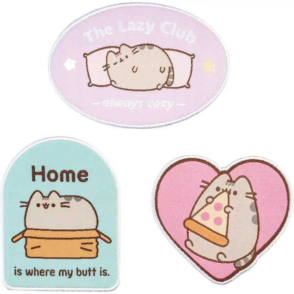 Set of 3 Patches Pusheen
