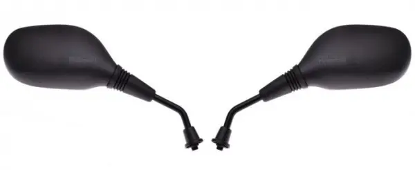 Set oglinzi moto universale, culoare neagra, M8 x 1,25