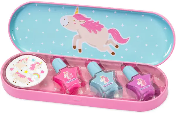 Set oje de unghii Martinelia - Unicorn, într-o cutie din metal