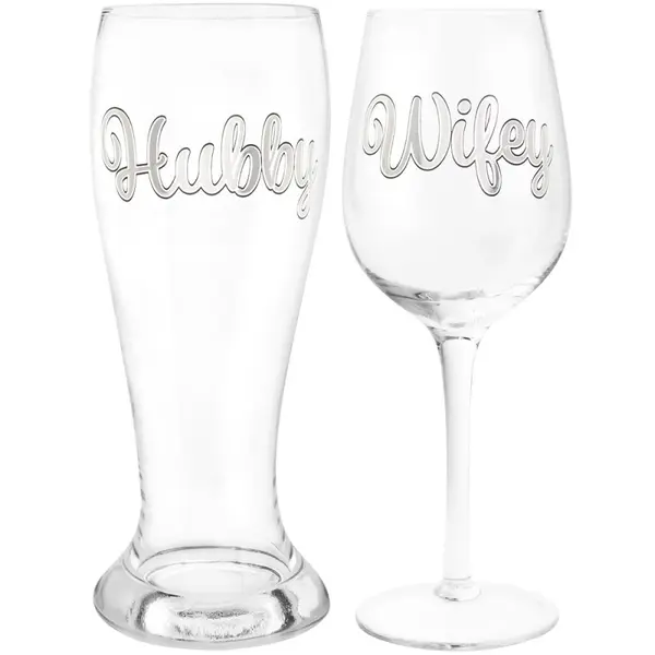 Set pahare - Hubby & Wifey | Lesser & Pavey