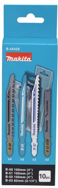 Set panze Makita B-44426 pentru fierastrau pendular, 10 buc