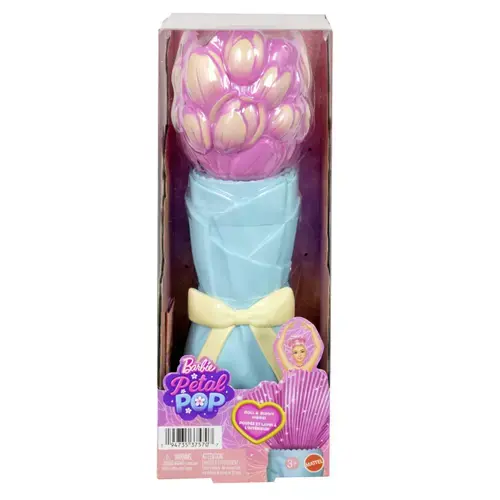Set Papusa Barbie Petal Pop Lalea roz și accesorii