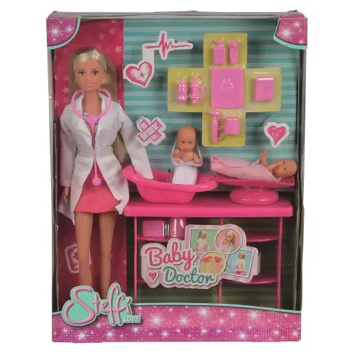 Set papusi Steffi Love Asistenta cu bebelusi