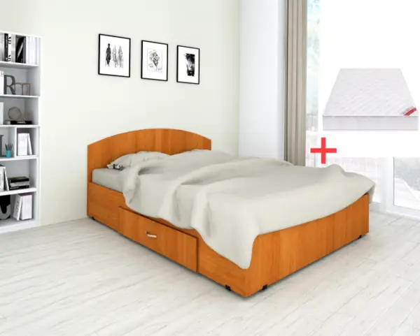 Set pat Mijloc 160 si Saltea Mattres Cires