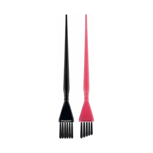 Set pensule pentru vopsea de par Framar Detail Color Brush 2 buc