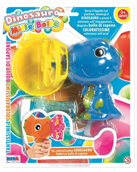 Set pentru baloane de sapun RS Toys - dino, sortiment