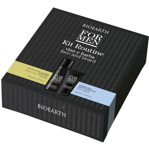Set pentru Barbati Crema de Fata 50ml + Spuma de Ras si de Curatare Ten si Barba 150ml