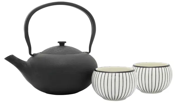Set pentru ceai Bredemeijer - Shanxi, 1L, 3 piese, negru